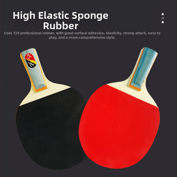 Set od dvije pingpong reketa za početnike, djecu i odrasle – rekete za trening s drškama Shakehand i Penhold.