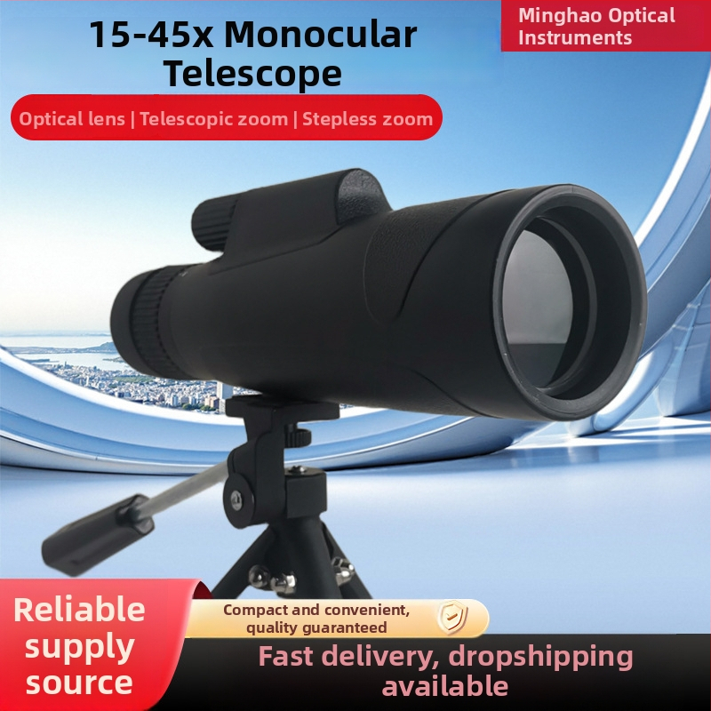 12-45x monokularni teleskop za promatranje ptica na otvorenom, HD kvalitete, prijenosni teleskop za fotografiranje mobitelom