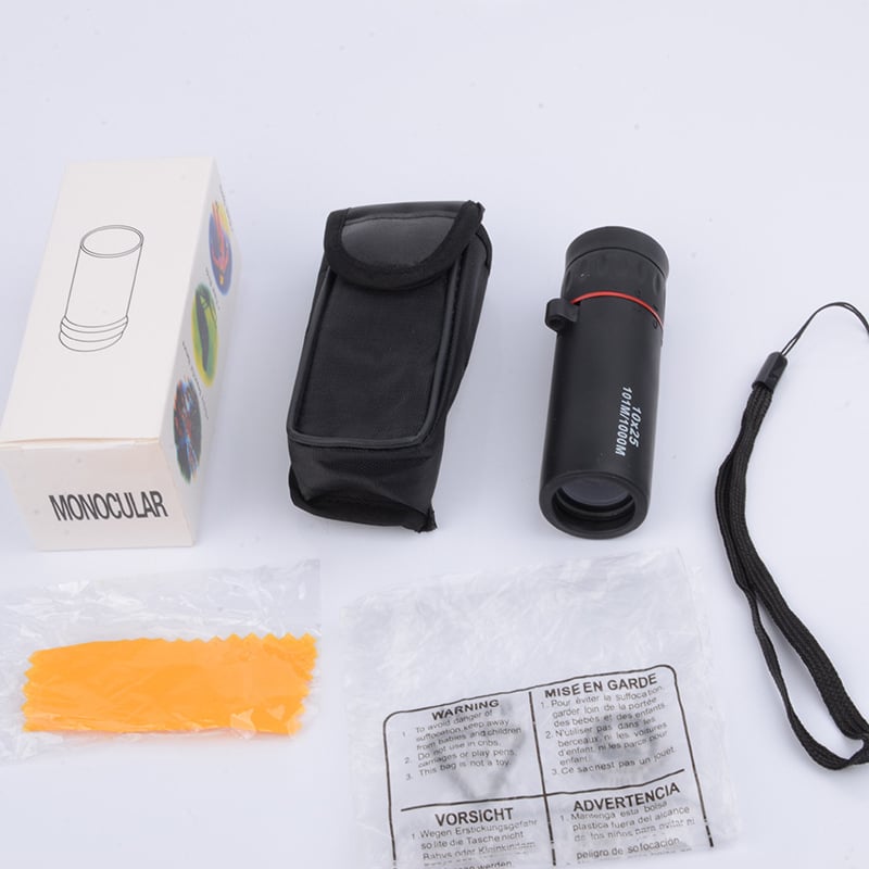 Μονοκύλινδρο τηλεσκόπιο, 8× μεγέθυνση, πεδίο θέασης 6,8°, διάμετρος εξόδου ζενίθ 6 mm, μοντέλο 821