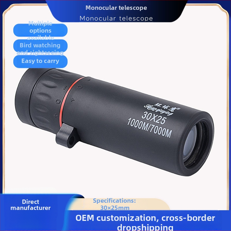 Μονοκύλινδρο τηλεσκόπιο, 8× μεγέθυνση, πεδίο θέασης 6,8°, διάμετρος εξόδου ζενίθ 6 mm, μοντέλο 821