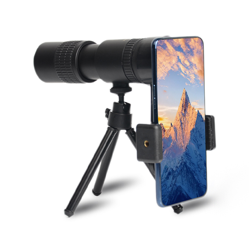 Monokularni teleskop sa zumom 10-300×40, HD, za vanjsku noćnu viziju i fotografiranje mobitelom na koncertima