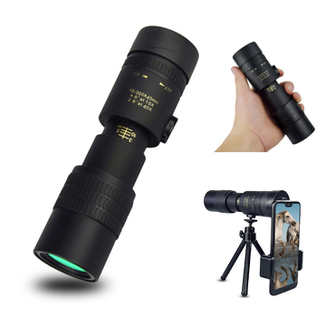 Monokularni teleskop 10-300×40 sa kontinuiranim zumom i podesivim fokusom za promatranje ptica na otvorenom, široki ugao