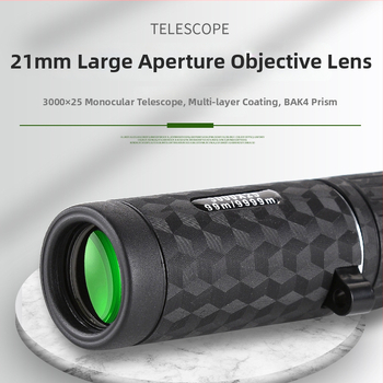Kompaktni monocularni teleskop 8x – HD, za vanjsku upotrebu, lagan, kompatibilan s fotografiranjem telefonom, dvostruka namjena, mini