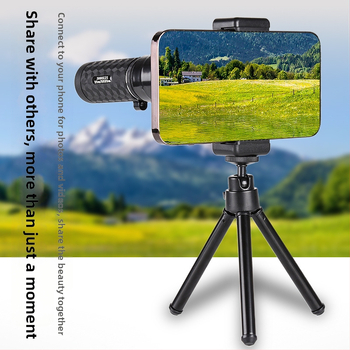 Kompaktni monocularni teleskop 8x – HD, za vanjsku upotrebu, lagan, kompatibilan s fotografiranjem telefonom, dvostruka namjena, mini