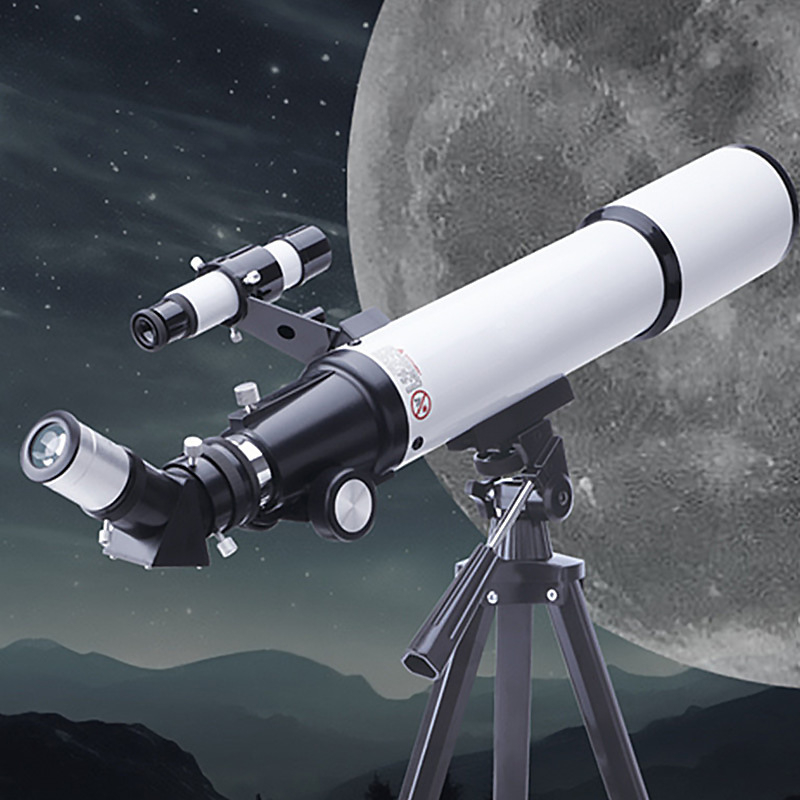 Astronomski teleskop 80600Azm, velikog promjera, s tražilicom zvijezda, visoka razlučivost, monokularni teleskop za učenike i djecu