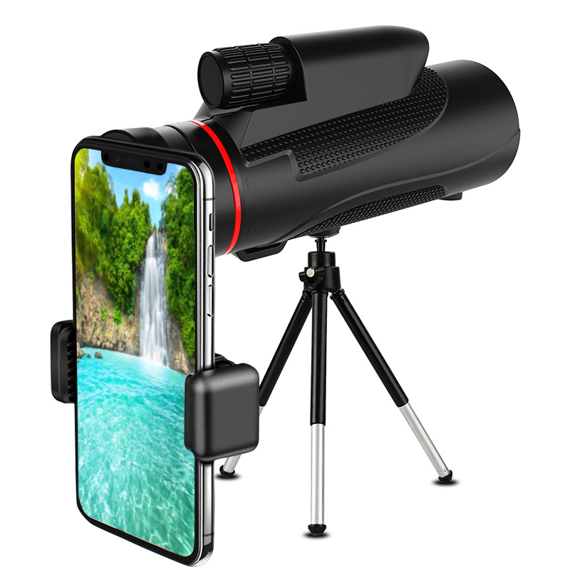 Novi 12×50 monokularni teleskop s HD optikom za gledanje koncerata na otvorenom i fotografiranje telefonom