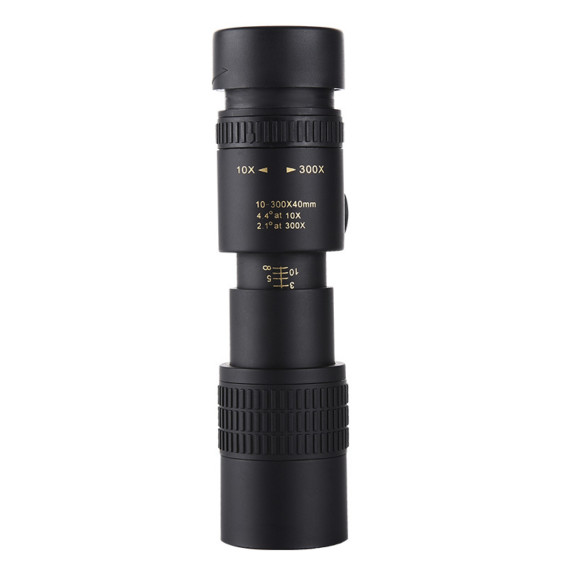 Monokularni teleskop 10-500×40 s zumom, visoka razlučivost HD, vojnozelene boje, profesionalan i prijenosan za fotografiranje mobitelom na otvorenom.