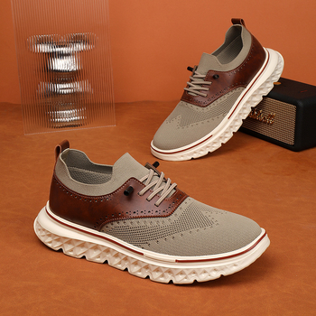 Independent muške slip-on tenisice s Flyknit + Anti-Super Fiber gornjim dijelom, EVA potplatom, prozračnim mrežastim panelom