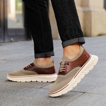 Independent muške slip-on tenisice s Flyknit + Anti-Super Fiber gornjim dijelom, EVA potplatom, prozračnim mrežastim panelom