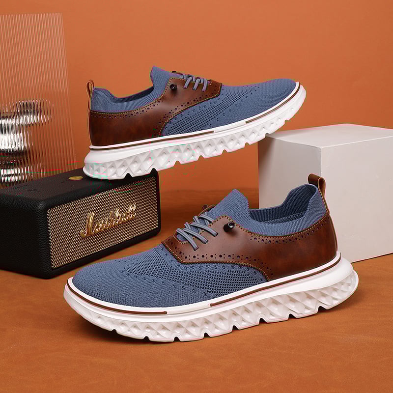 Independent muške slip-on tenisice s Flyknit + Anti-Super Fiber gornjim dijelom, EVA potplatom, prozračnim mrežastim panelom