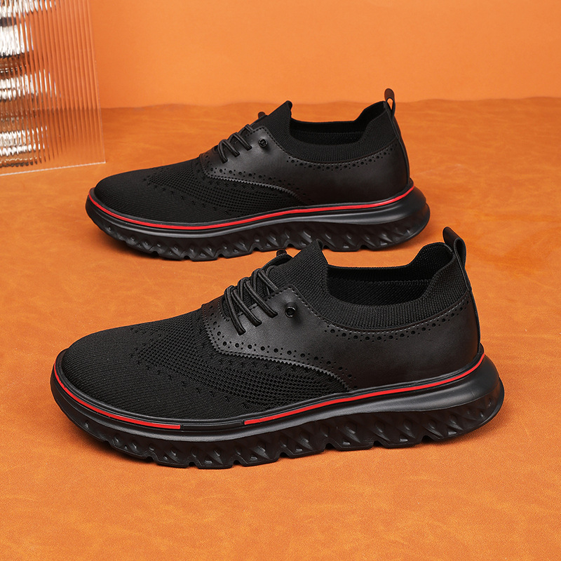 Independent muške slip-on tenisice s Flyknit + Anti-Super Fiber gornjim dijelom, EVA potplatom, prozračnim mrežastim panelom