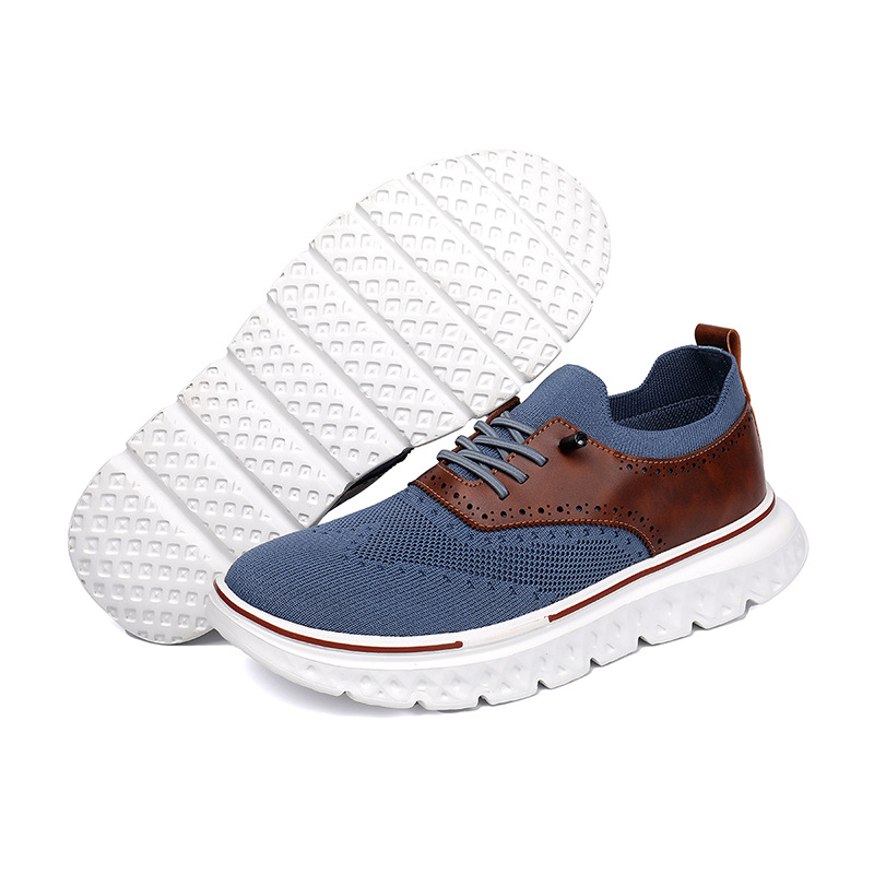 Independent muške slip-on tenisice s Flyknit + Anti-Super Fiber gornjim dijelom, EVA potplatom, prozračnim mrežastim panelom