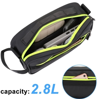 Torba za kormilo planinskog bicikla, prednja torbica na okvir s remenom za rame, poliesterska, podesiva, s podlogom