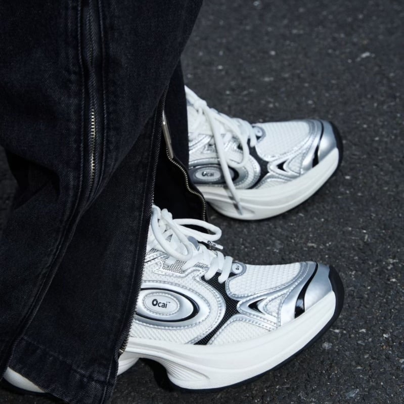 Ocai Disk Runtech Dad Sneakers | Povećanje visine, Prozračan, Lagani, Protuklizna đon, Prednje vezanje