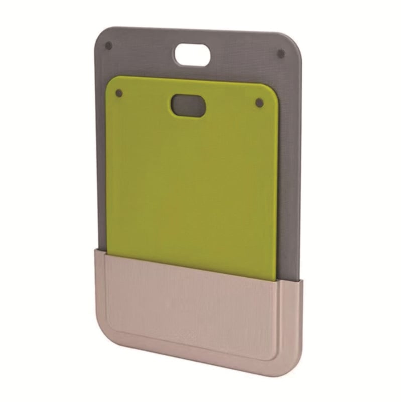 Dvostruka daska za rezanje — zidna montaža, lako se čisti, plastična, moderni minimalistički stil