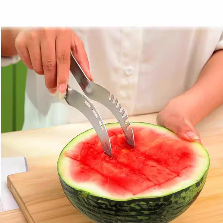 Tăietor de pepeni din oțel inoxidabil și separatoare de fructe, cu procesare personalizată, imprimare logo și etichetare privată licențiată
