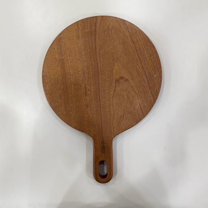 Daska za pizzu od ebonskog drveta, kružna drvena podloga za kućnu uporabu, lansiranje 2024