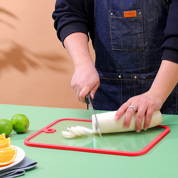 tocător de bucătărie din sticlă temperată – antibacterian, anti-mucegai, antiderapant, cu două fețe, pentru uz casnic