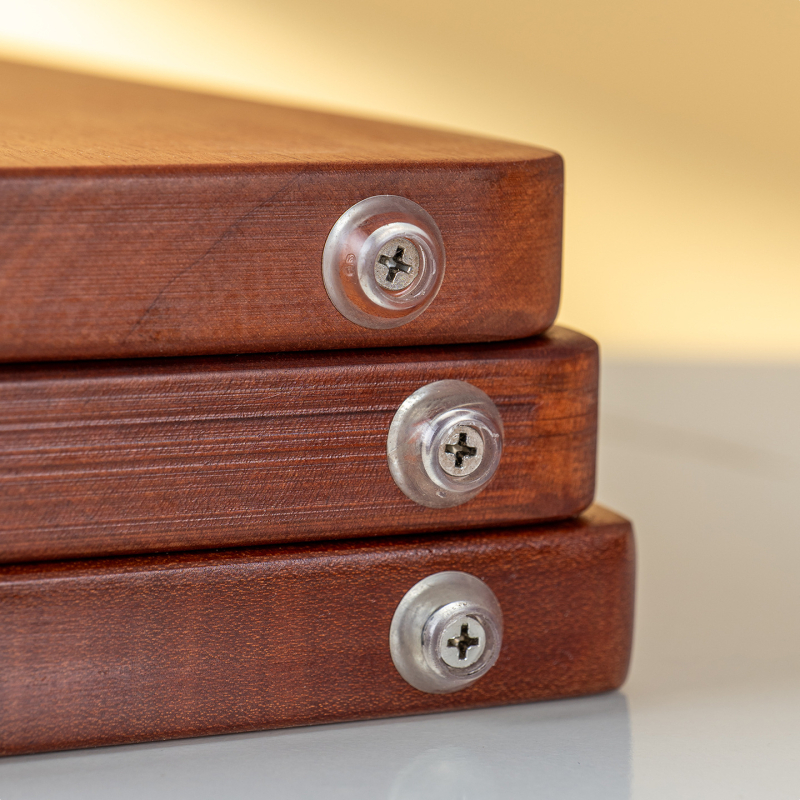 Tocător din lemn, pătrat, stil modern minimalist, pentru uz casnic, ambalaj de bază