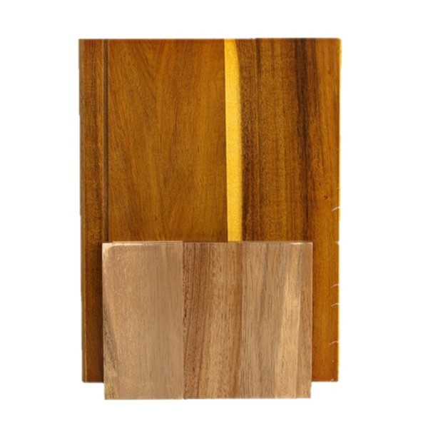 Σετ σανίδων κοπής από ακακία, βιβλιομορφή, 3 τεμάχια με βάση, διπλής όψεως, για οικιακή χρήση