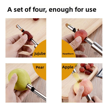 Nerezový korer na ovocie – multifunkčný nástroj na jablká a hrušky