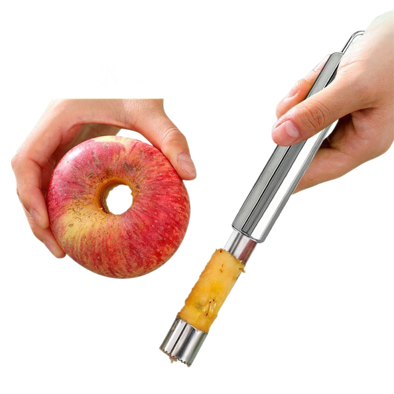 Înlăturător de sâmburi din oțel inoxidabil – instrument multifuncțional pentru mere și pere