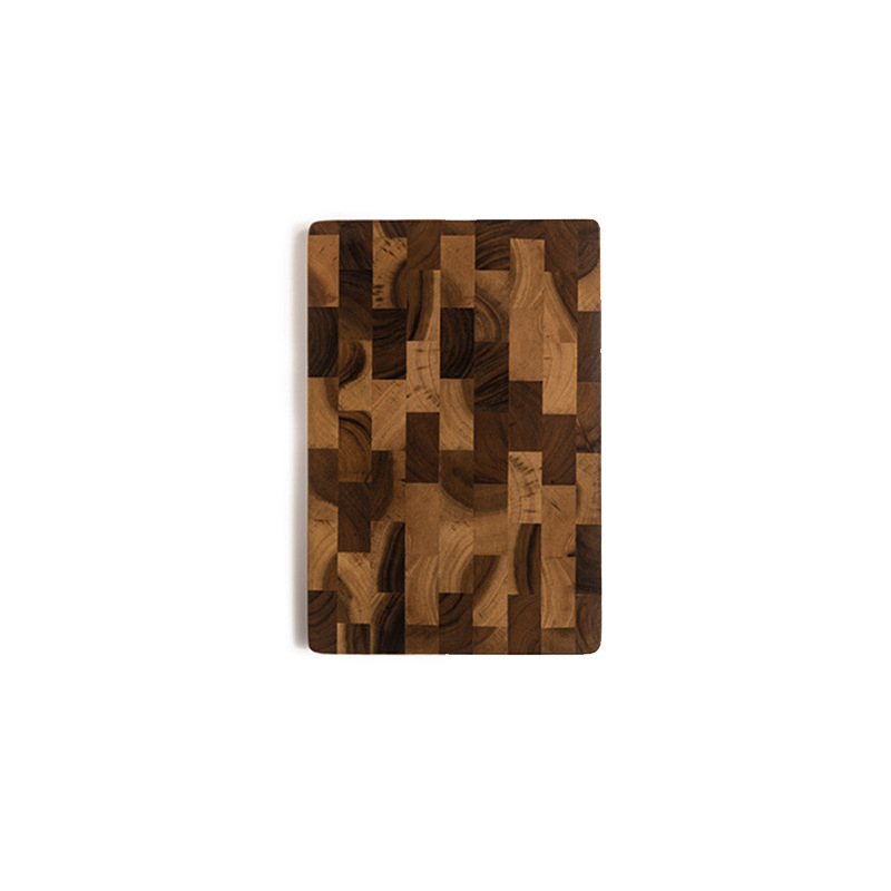 Ξύλινη σανίδα κοπής με μοτίβο καρό, διπλής όψεως, μοντέρνου μινιμαλιστικού στυλ, κυκλοφόρησε το 2024