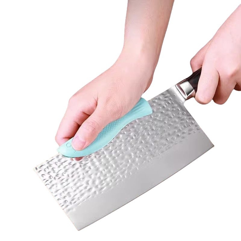 Προστατευτής πίσω από το μαχαίρι από σιλικόνη — σε σχήμα μικρού ψαριού, ABS υλικό (Υλικό: ABS; Στυλ: Απλό; Σχήμα: Σε σχήμα ψαριού)