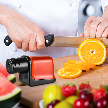 Elektromos késélező, automata, ABS anyagú konyhai eszköz, 2021-es megjelenés