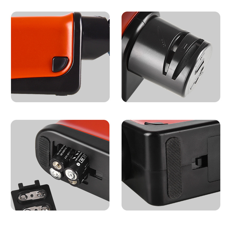 Elektromos késélező, automata, ABS anyagú konyhai eszköz, 2021-es megjelenés