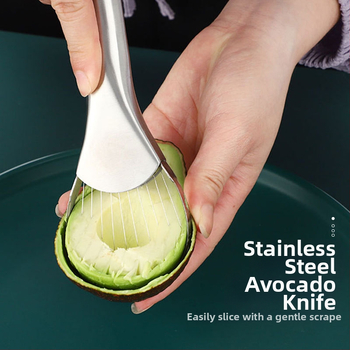 Viacúčelový nôž na ovocie pre avokádo a dragon fruit: odstraňovanie jadier avokáda, krájanie a ošúpanie dragon fruit; nerezová oceľ 20213; pôvod Yangjiang; moderný minimalistický štýl; uvedené v roku 2024