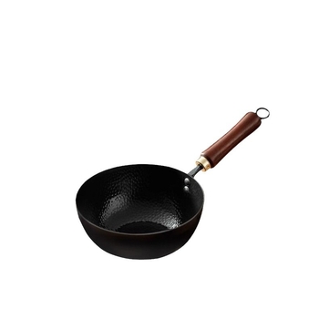 Wok od finog željeza, bez premaza, s jednim dnom, bez poklopca, otporan na hrđu