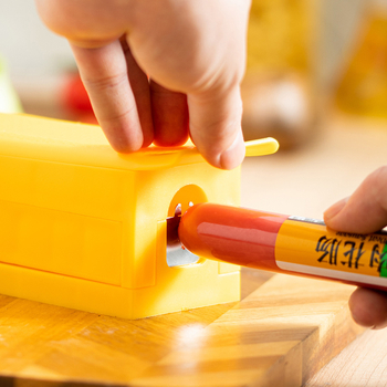 Πολυλειτουργικός κόφτης λουκάνικου από ανοξείδωτο ατσάλι με λειτουργία καλαμάκι — όλα σε ένα μηχάνημα κοπής, καταγωγή Yangjiang