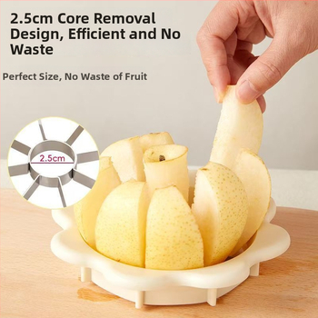 Tăietor de mere, Divizor de fructe, Oțel inoxidabil, Stil minimalist modern, Lansare toamnă 2024