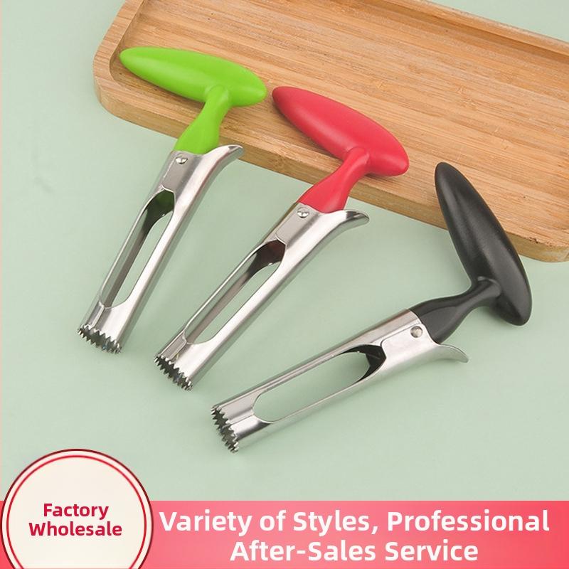 Nerez oceľový jadrovací nástroj na jablká a hrušky, prispôsobiteľný pre domáce použitie, delič ovocia