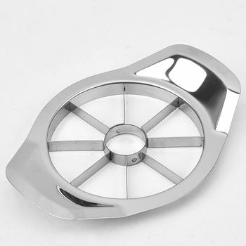 Ανοξείδωτος κόφτης μήλων και διαχωριστής φρούτων — μοντέρνο μινιμαλιστικό εργαλείο κουζίνας με αφαίρεση πυρήνα, εξατομικευμένη επεξεργασία