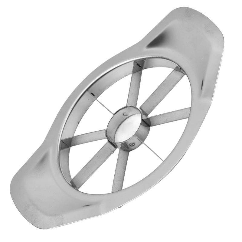 Ανοξείδωτος κόφτης μήλων και διαχωριστής φρούτων — μοντέρνο μινιμαλιστικό εργαλείο κουζίνας με αφαίρεση πυρήνα, εξατομικευμένη επεξεργασία