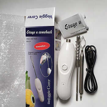 Višenamjenski kuhinjski gadget s USB napajanjem: korler za voće i povrće, čistilica ljuskica ribe, perforator i mikser za jaja
