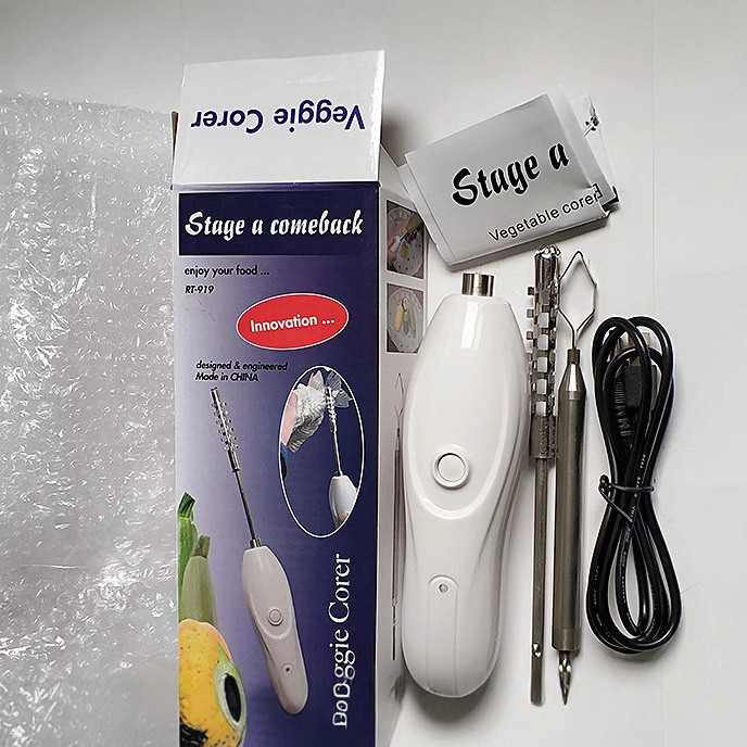 Višenamjenski kuhinjski gadget s USB napajanjem: korler za voće i povrće, čistilica ljuskica ribe, perforator i mikser za jaja