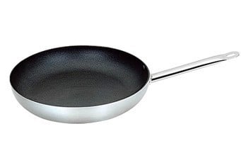 COOKER KinG Neprijanjajući tiganj s dubokim dnom, aluminijska legura, duga drška, kompatibilna s indukcijskom pločom