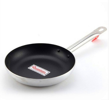 COOKER KinG Neprijanjajući tiganj s dubokim dnom, aluminijska legura, duga drška, kompatibilna s indukcijskom pločom