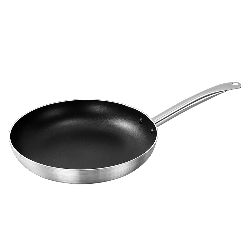 Aluminijska tava s neprijanjajućim premazom za plinske i indukcijske ploče, složeno dno, mogućnost ispisa logotipa.