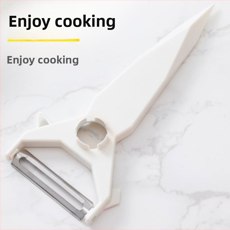 Automata három az egyben zöldség-hámozó, 420J2 rozsdamentes acél penge és ABS nyél