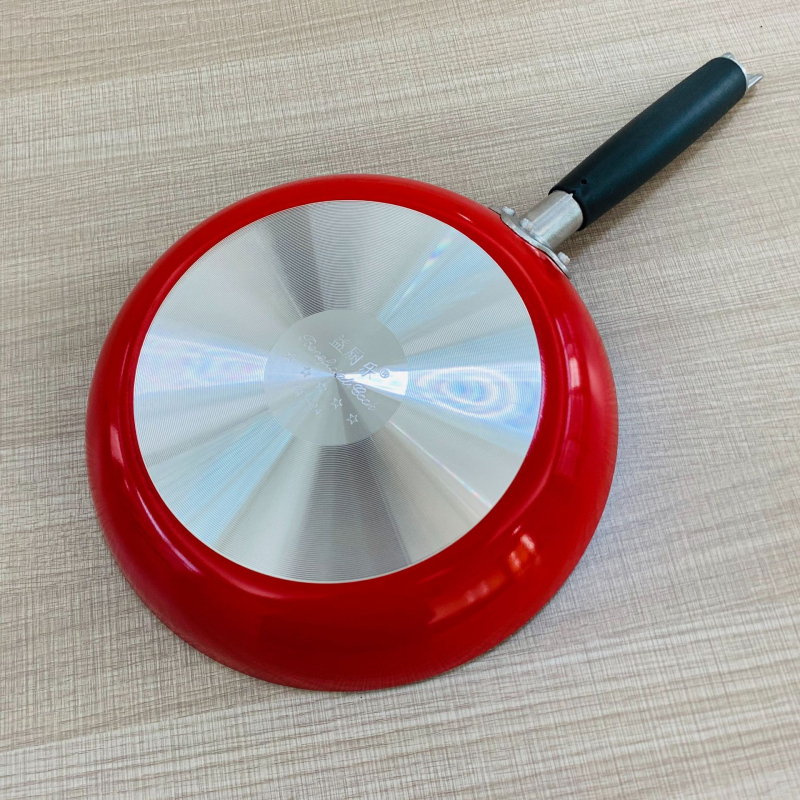 Tava za prženje od aluminijske legure — non-stick, s jednim dnom, kompatibilna s plinskim štednjakom, marka Chang Yi