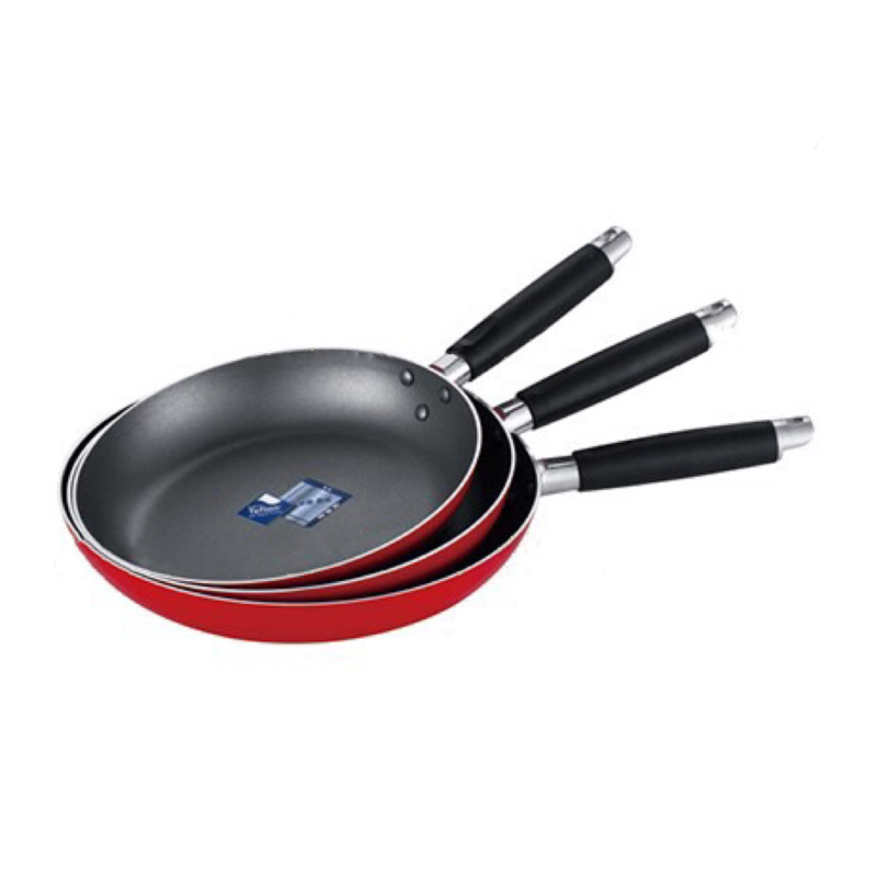Tava za prženje od aluminijske legure — non-stick, s jednim dnom, kompatibilna s plinskim štednjakom, marka Chang Yi
