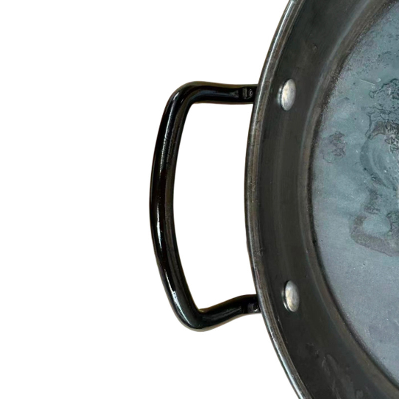 Tava od kovanog željeza, kineskog stila, neprijanjajuća, s jednim dnom, kompatibilna s univerzalnim štednjakom.