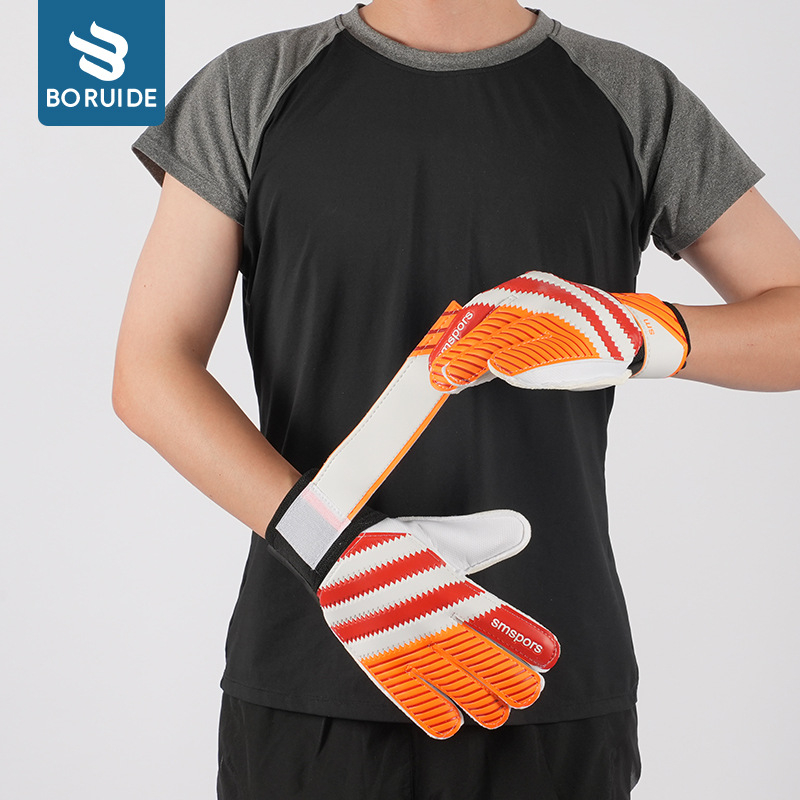 Boride otporné vratarske rukavice za trening – univerzalne zaštitne rukavice za nogomet, protuklizne, s latexom, nylonom i PU pjenom kožom