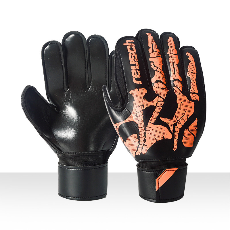 Rukavice vratara s zaštitom prstiju, PU debeli, latex protiv klizanja, Anxin, Unisex, Nogomet