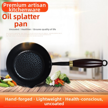 Mini panvica z kovaného železa na horúci olej a vajcia, model Zq-ydpyg, viacvrstvové dno, vhodná na plynový sporák