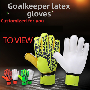 Brankárske latexové rukavice na futbal, zosilnené, protišmykové, pre tréning a zápasy, so štýlovým laserovým vzorom